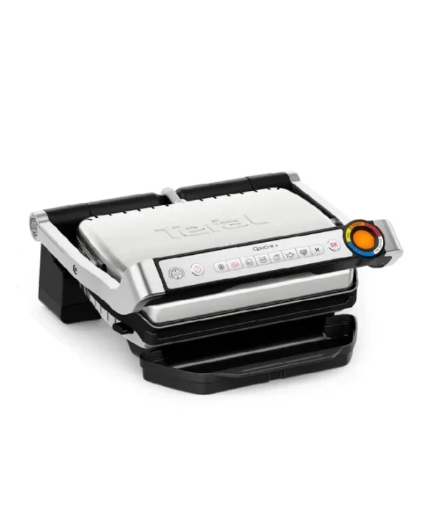 Tefal Optigrill Upgrade + Tong Sus Τοστιέρα Γκριλιέρα με Αποσπώμενες Πλάκες 2000W Inox 6444116