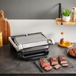 Tefal Optigrill Upgrade + Tong Sus Τοστιέρα Γκριλιέρα με Αποσπώμενες Πλάκες 2000W Inox 6444116 - Image 5