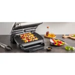 Tefal Optigrill Upgrade + Tong Sus Τοστιέρα Γκριλιέρα με Αποσπώμενες Πλάκες 2000W Inox 6444116 - Image 6