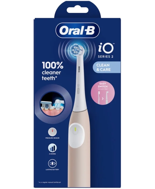 Oral-B Ηλεκτρική Οδοντόβουρτσα με Αισθητήρα Πίεσης και Θήκη Ταξιδίου Ροζ 44326465