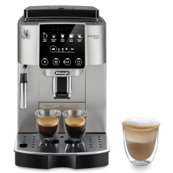De'Longhi Magnifica Start Αυτόματη Μηχανή Espresso 1450W Πίεσης 15bar με Μύλο Άλεσης Ασημί ECAM22031SB