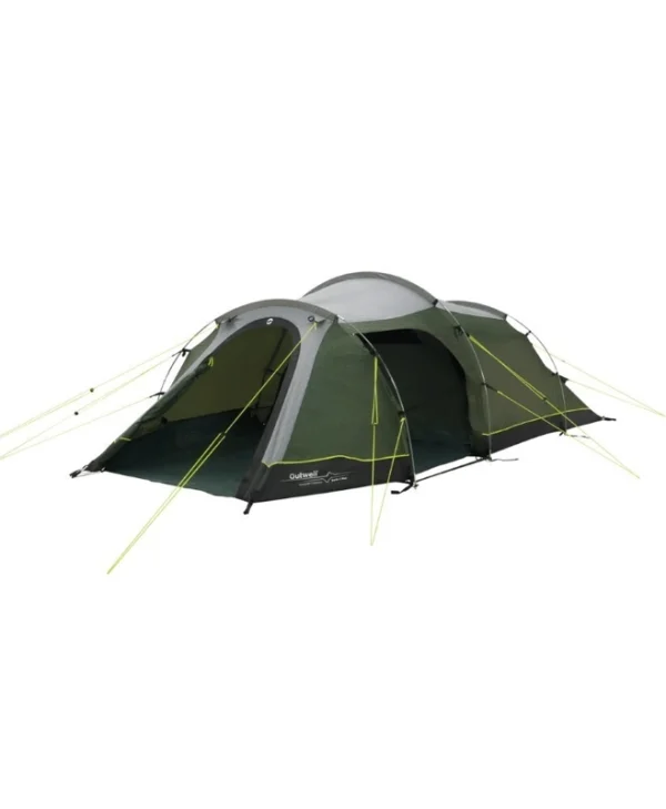 Outwell Earth 3 Plus Σκηνή Camping Τούνελ Πράσινη 4 Εποχών για 3 Άτομα 0010614200000035