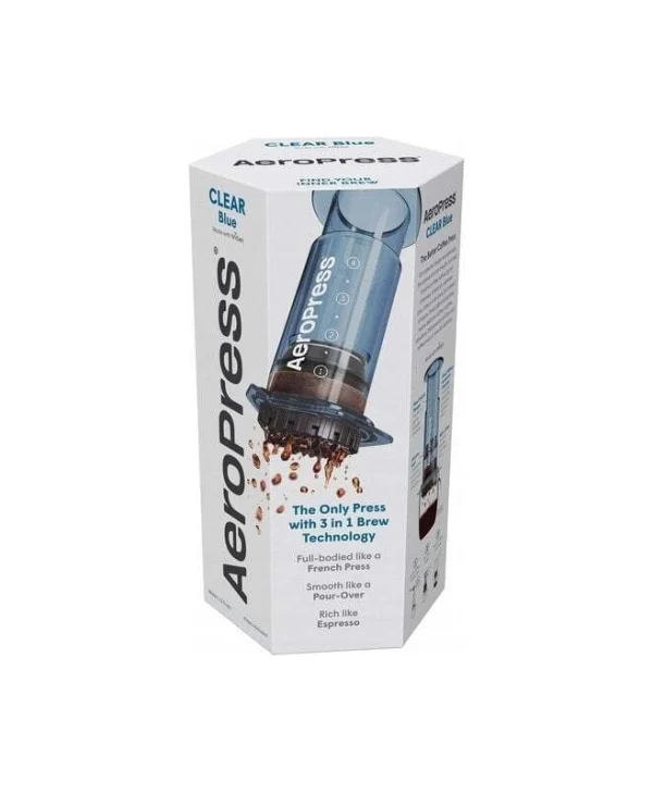 Aeropress Καφετιέρα Γαλλικού Χειρός Μπλε 200ml 573644