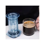 Aeropress Καφετιέρα Γαλλικού Χειρός Μπλε 200ml 573644 - Image 4