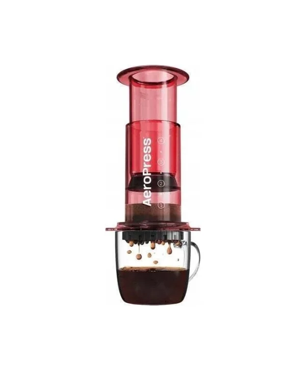 Aeropress Καφετιέρα Γαλλικού Χειρός Κόκκινη 200ml 573649