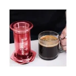Aeropress Καφετιέρα Γαλλικού Χειρός Κόκκινη 200ml 573649 - Image 3