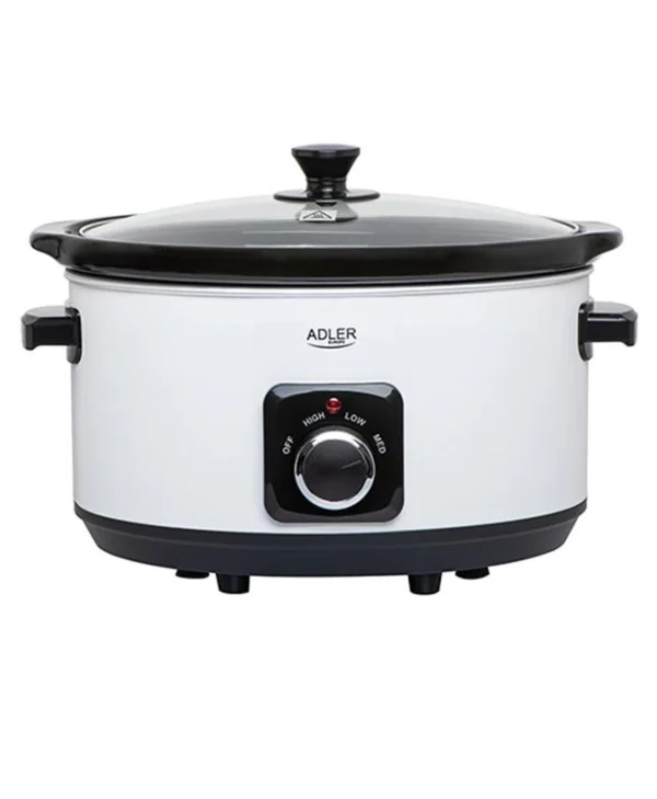Adler Ηλεκτρική Γάστρα 290W με Χωρητικότητα 5.8lt Λευκή AD 6413w