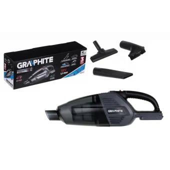 Graphite Επαναφορτιζόμενο Σκουπάκι Χειρός 18V Χωρίς Φορτιστή και Μπαταρία Μαύρο 58G097