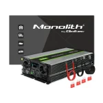 Qoltec Inverter Αυτοκινήτου Καθαρού Ημιτόνου 3000W για Μετατροπή 12V DC σε 230V AC με 1xUSB 51923