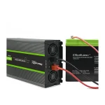 Qoltec Inverter Αυτοκινήτου Καθαρού Ημιτόνου 3000W για Μετατροπή 12V DC σε 230V AC με 1xUSB 51923 - Image 6