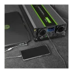 Qoltec Inverter Αυτοκινήτου Καθαρού Ημιτόνου 3000W για Μετατροπή 12V DC σε 230V AC με 1xUSB 51923 - Image 10