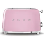 Smeg Φρυγανιέρα 2 Θέσεων 950W Ροζ TSF01PKEU