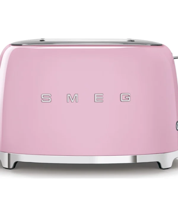 Smeg Φρυγανιέρα 2 Θέσεων 950W Ροζ TSF01PKEU