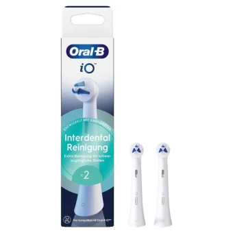 Oral-B iO Interdental Care Ανταλλακτικές Κεφαλές για Ηλεκτρική Οδοντόβουρτσα 2τμχ 373371