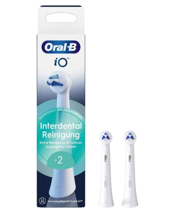 Oral-B iO Interdental Care Ανταλλακτικές Κεφαλές για Ηλεκτρική Οδοντόβουρτσα 2τμχ 373371