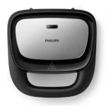 Philips Τοστιέρα με Αποσπώμενες Πλάκες για 2 Τοστ 750W Μαύρη HD2350/80 - Image 2