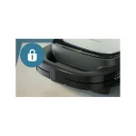 Philips Τοστιέρα με Αποσπώμενες Πλάκες για 2 Τοστ 750W Μαύρη HD2350/80 - Image 10
