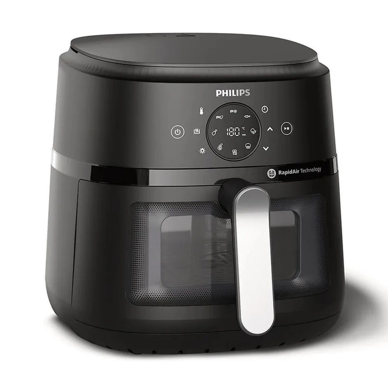 1 Philips 2000 Series Air Fryer 6.2lt Μαύρο NA231/00 - Image 1