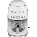 Smeg Προγραμματιζόμενη Καφετιέρα Φίλτρου 1050W White DCF02WHEU