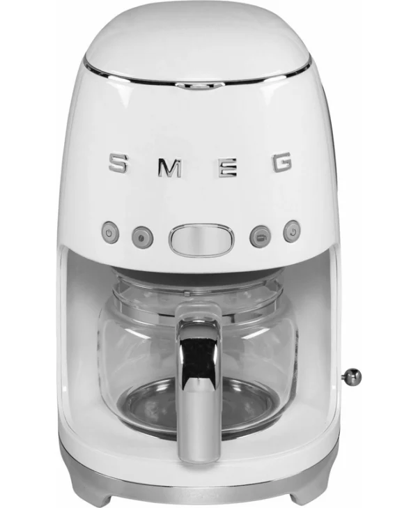 Smeg Προγραμματιζόμενη Καφετιέρα Φίλτρου 1050W White DCF02WHEU
