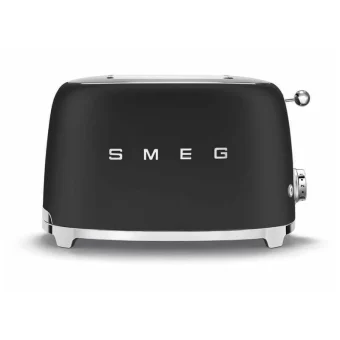 Smeg Φρυγανιέρα 2 Θέσεων 950W Μαύρη TSF01BLMEU