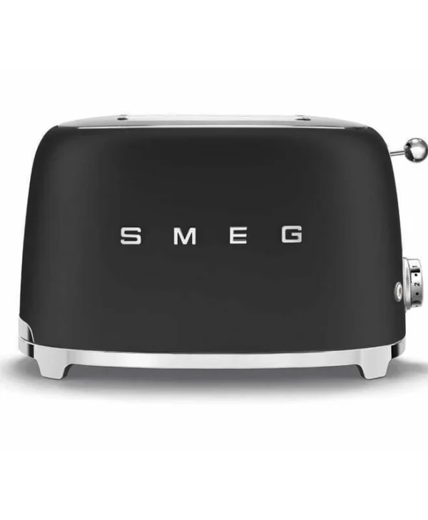 Smeg Φρυγανιέρα 2 Θέσεων 950W Μαύρη TSF01BLMEU