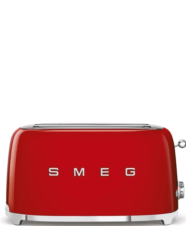Smeg Φρυγανιέρα 2 Θέσεων 1500W Κόκκινη TSF02RDEU