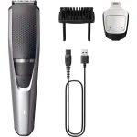 Philips Series 3000 Σετ Επαναφορτιζόμενης Κουρευτικής Μηχανής Ασημί BT3239/15