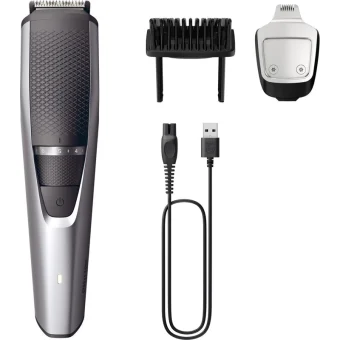 Philips Series 3000 Σετ Επαναφορτιζόμενης Κουρευτικής Μηχανής Ασημί BT3239/15