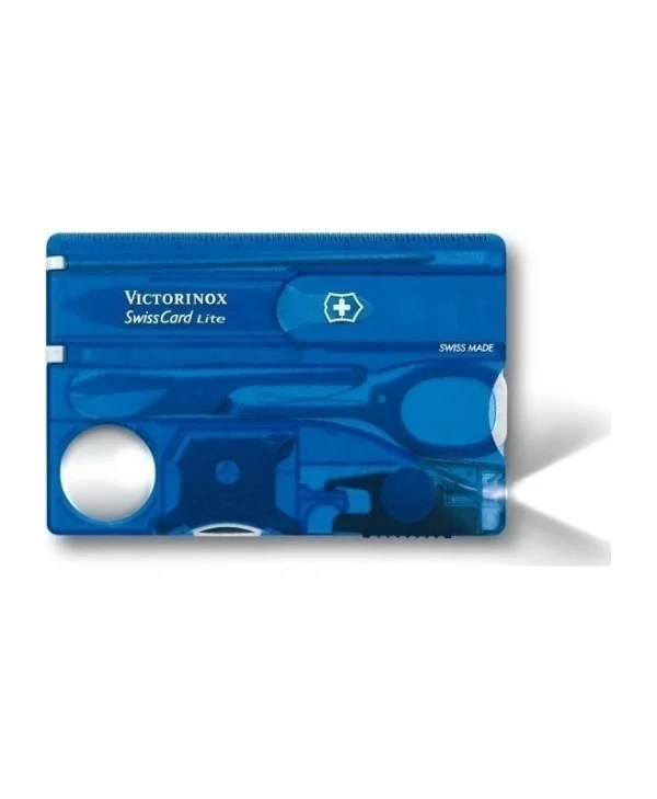 Victorinox Swisscard Lite Κάρτα Πολυεργαλείο Μπλε σε Θήκη V-0.73 22.T2