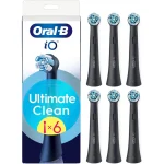 Oral-B Io Ultimateclean Ανταλλακτικές Κεφαλές για Ηλεκτρική Οδοντόβουρτσα 6τμχ iO refill UltimateClean Black 6