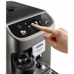 De'Longhi Magnifica Plus Αυτόματη Μηχανή Espresso 1450W Πίεσης 15bar για Cappuccino με Μύλο Άλεσης Γκρι ECAM320.70.TB - Image 8