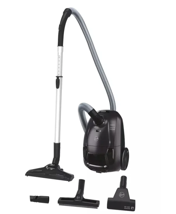 Hoover HE120PET 011 Ηλεκτρική Σκούπα 700W με Σακούλα 2.5lt Iron Grey 7809079