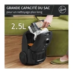 Hoover HE120PET 011 Ηλεκτρική Σκούπα 700W με Σακούλα 2.5lt Iron Grey 7809079 - Image 6