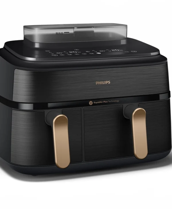 Philips Air Fryer με Διπλό Αποσπώμενο Κάδο 9lt Μαύρο NA552/00