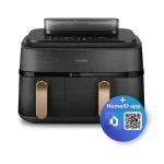 Philips Air Fryer με Διπλό Αποσπώμενο Κάδο 9lt Μαύρο NA552/00 - Image 4
