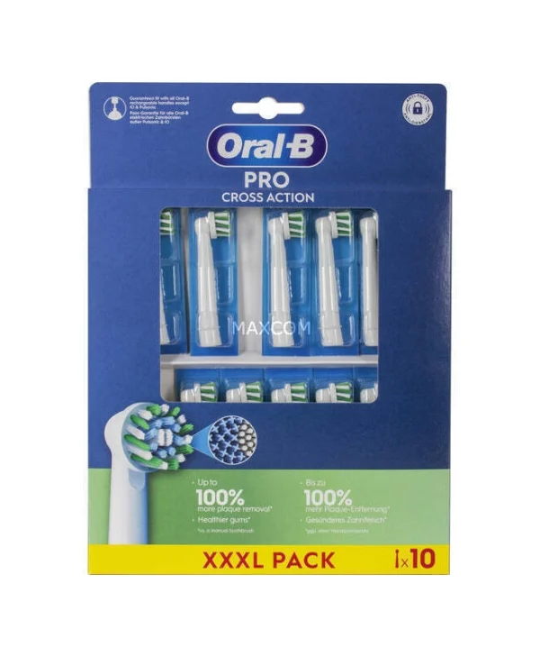 Oral-B Pro Cross Action Ανταλλακτικές Κεφαλές για Ηλεκτρική Οδοντόβουρτσα 10τμχ 8006540986943