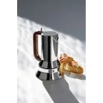 Alessi Μπρίκι Espresso 6cups Inox Καφέ 9090/1 - Image 3