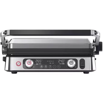 Braun MultiGrill 9 Pro Επιτραπέζια Ηλεκτρική Ψησταριά Αυλακωτής Πλάκας 2200W με Καπάκι και Ρυθμιζόμενο Θερμοστάτη 37x23εκ. CG9167