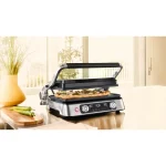Braun MultiGrill 9 Pro Επιτραπέζια Ηλεκτρική Ψησταριά Αυλακωτής Πλάκας 2200W με Καπάκι και Ρυθμιζόμενο Θερμοστάτη 37x23εκ. CG9167 - Image 3