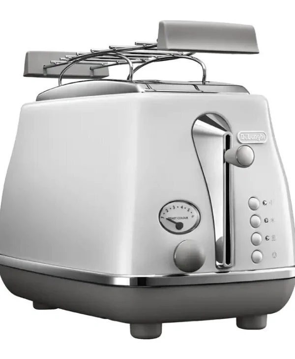 De'Longhi Icona Capitals Φρυγανιέρα 2 Θέσεων 900W Γκρι CTOC2103.W