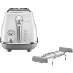 De'Longhi Icona Capitals Φρυγανιέρα 2 Θέσεων 900W Γκρι CTOC2103.W - Image 3