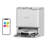 Ezviz CS-RS20-PRO-PGA2 Σκούπα Ρομπότ για Σκούπισμα & Σφουγγάρισμα με Χαρτογράφηση και Wi-Fi Λευκή RS20 Pro
