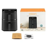 Cosori Turbo Tower Air Fryer με Διπλό Αποσπώμενο Κάδο 10.8lt Μαύρο CAF-DC121-ADER - Image 9