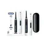 Oral-B IO Series 5 Ηλεκτρική Οδοντόβουρτσα με Αισθητήρα Πίεσης και Θήκη Ταξιδίου Black & White Διπλή Συσκευασία 415121 - Image 3