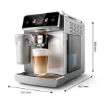 Philips Αυτόματη Μηχανή Espresso Πίεσης 15bar με Μύλο Άλεσης Καφέ EP8757/20 - Image 4