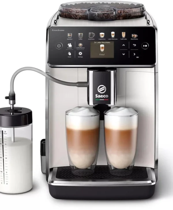 Saeco GranAroma Αυτόματη Μηχανή Espresso 1500W Πίεσης 15bar με Μύλο Άλεσης Μαύρη SM6580/20