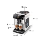 Saeco GranAroma Αυτόματη Μηχανή Espresso 1500W Πίεσης 15bar με Μύλο Άλεσης Μαύρη SM6580/20 - Image 10