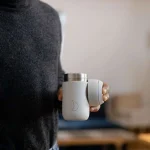 Chilly's Series 2 Ποτήρι Θερμός Ανοξείδωτο BPA Free 340ml Μαύρο 22120 - Image 2