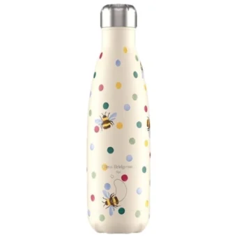 Chilly's Emma Bridgewater Μπουκάλι Θερμός Ανοξείδωτο BPA Free 500ml Polka Dot & Bees 22539